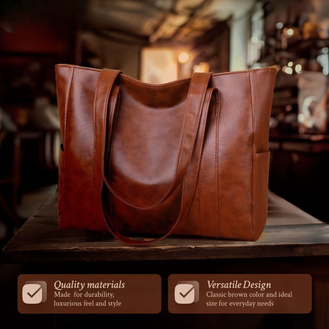Susan™ | Luxury Minimalist Leather Shoulder Bag