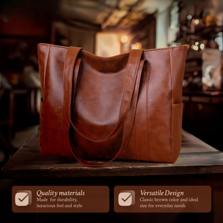 Susan™ | Luxury Minimalist Leather Shoulder Bag