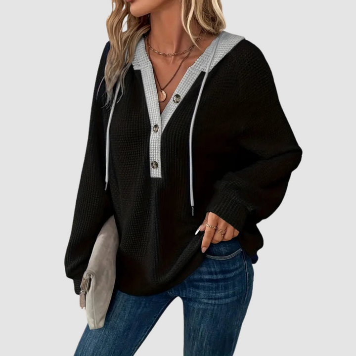 Trish | Premium Knitted Long Sleeve Hoodie