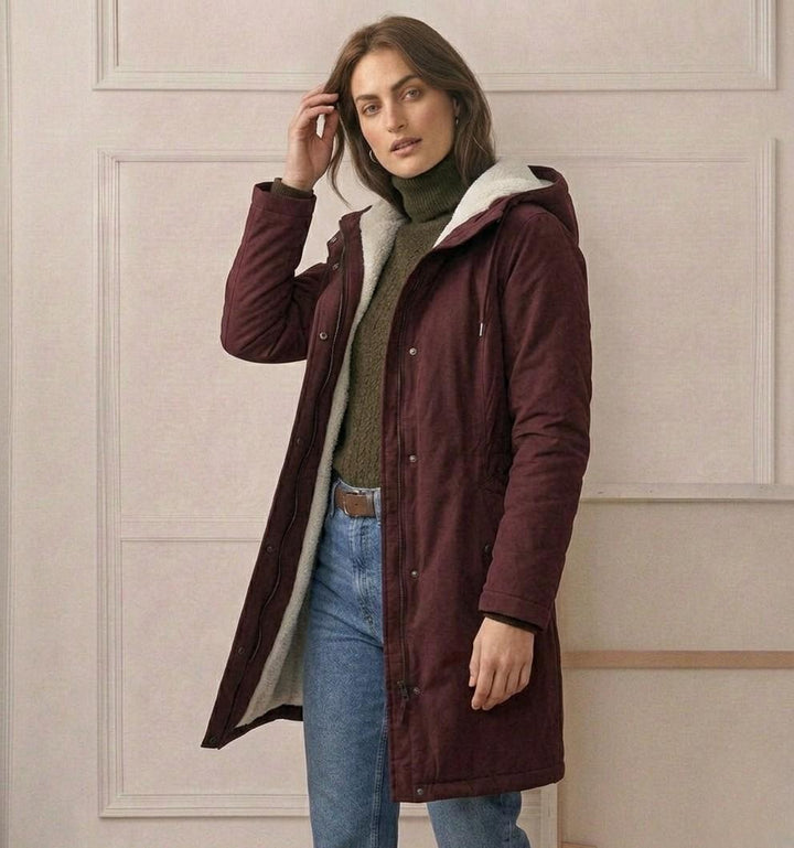 Marjorie | Cozy Hooded Weatherproof Coat
