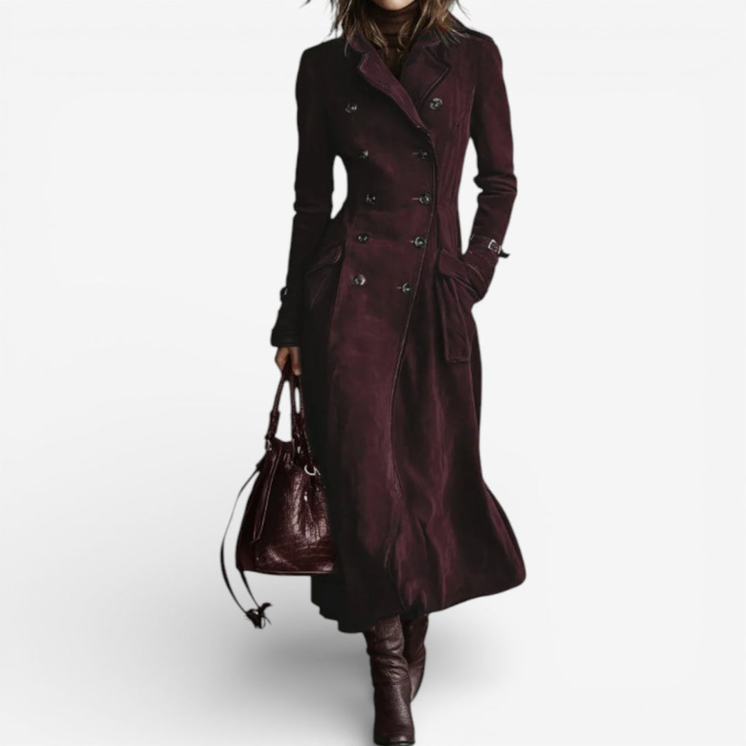 Israela | Elegant Suede Coat