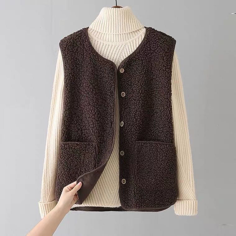 Gae | Soft Sleeveless Cardigan