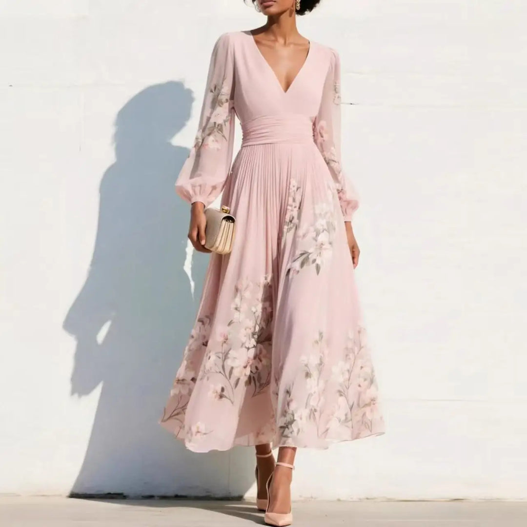 Olivia | Floral Midi Dress