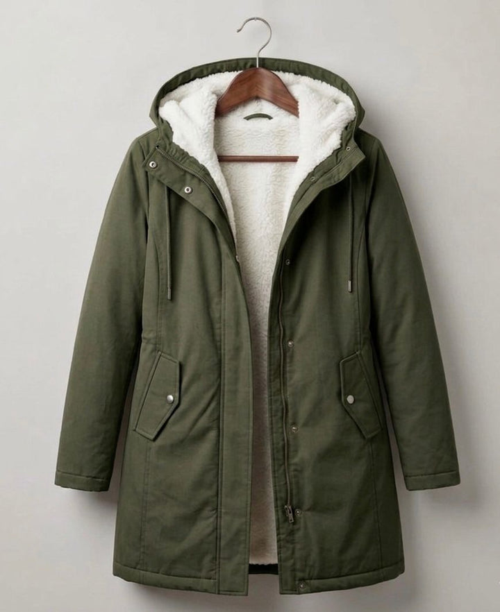 Marjorie | Cozy Hooded Weatherproof Coat