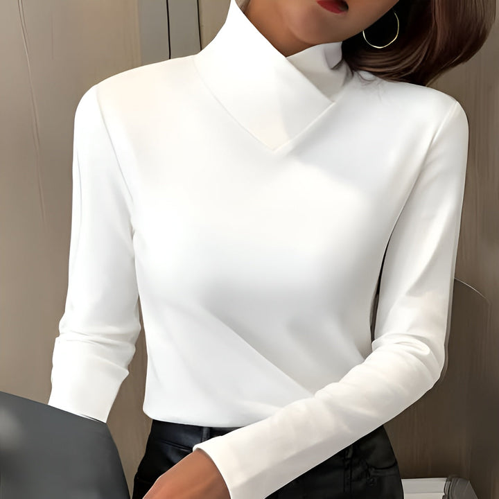 Sherie | Elegant High-Neck Sweater