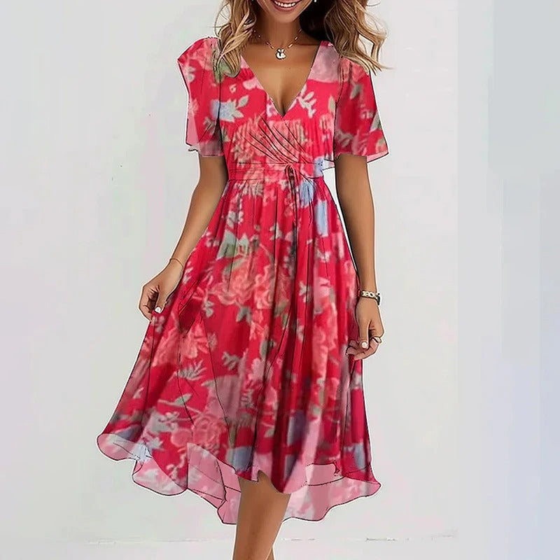 Yara | Elegant Colorful Dress