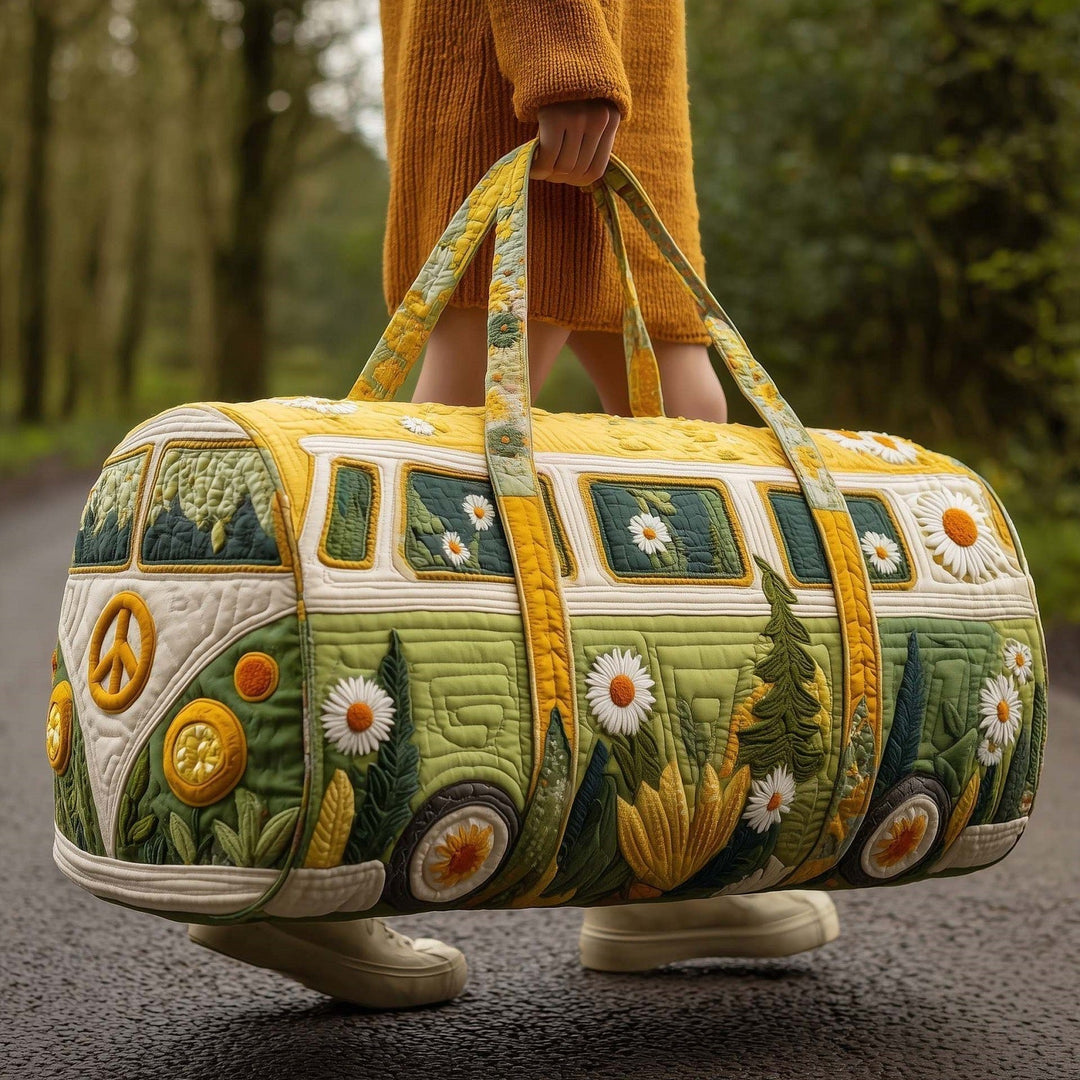 Quilted Retro Van Duffle Bag | Meadow