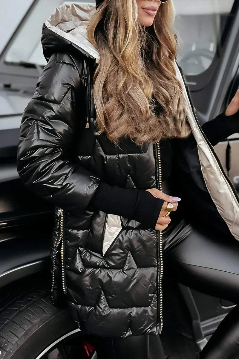 Mila | Quilted Hooded Puffer Jacket
